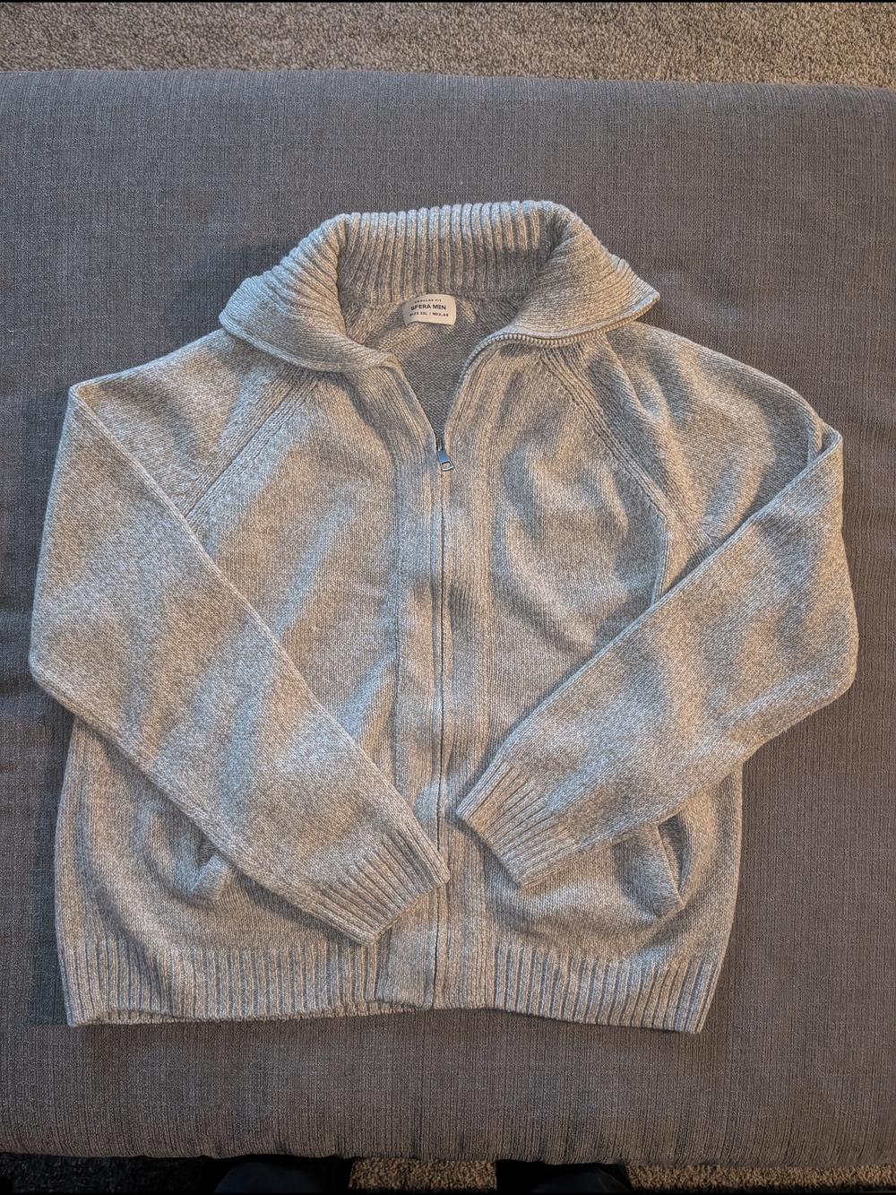 Sfera Men Knit Zip Up Sweater